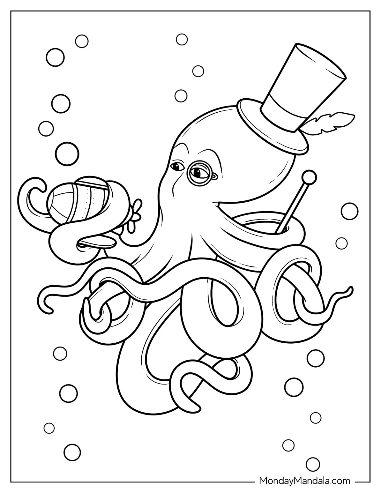 Octopus Coloring Printables Octopus Coloring Page Photos Animal