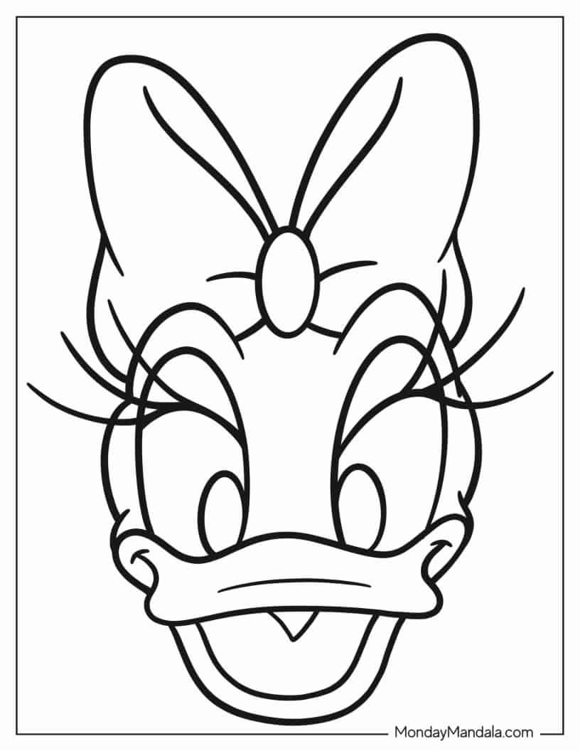 18 Daisy Duck Coloring Pages (Free PDF Printables)