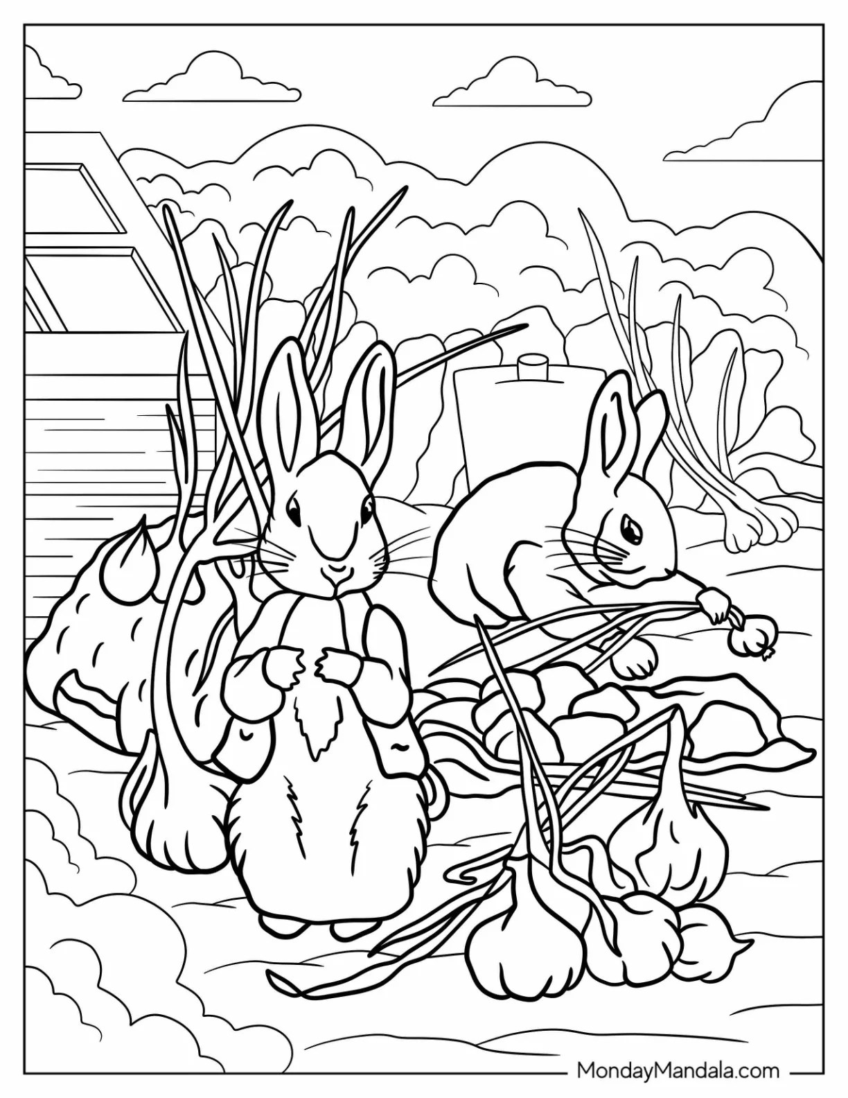 Peter Rabbit Coloring Pages Free Printable Printable Free Templates