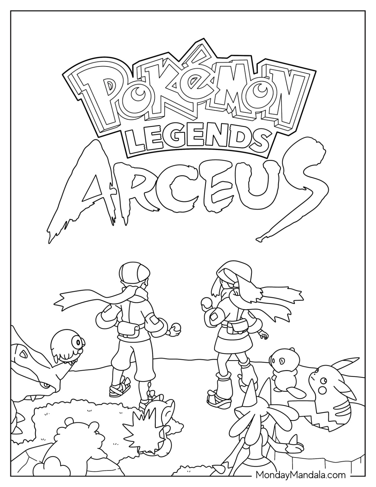 20 Arceus Coloring Pages (Free PDF Printables)