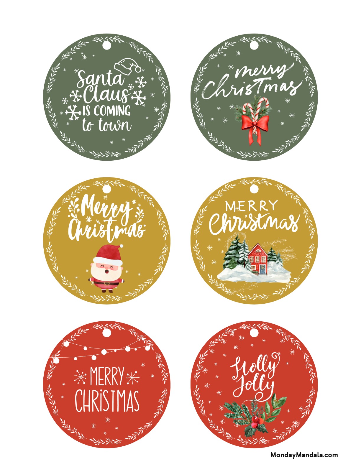 550 Printable Christmas Gift Tags (Free PDF Templates) 550 Printable Christmas Gift Tags (Free PDF Templates)