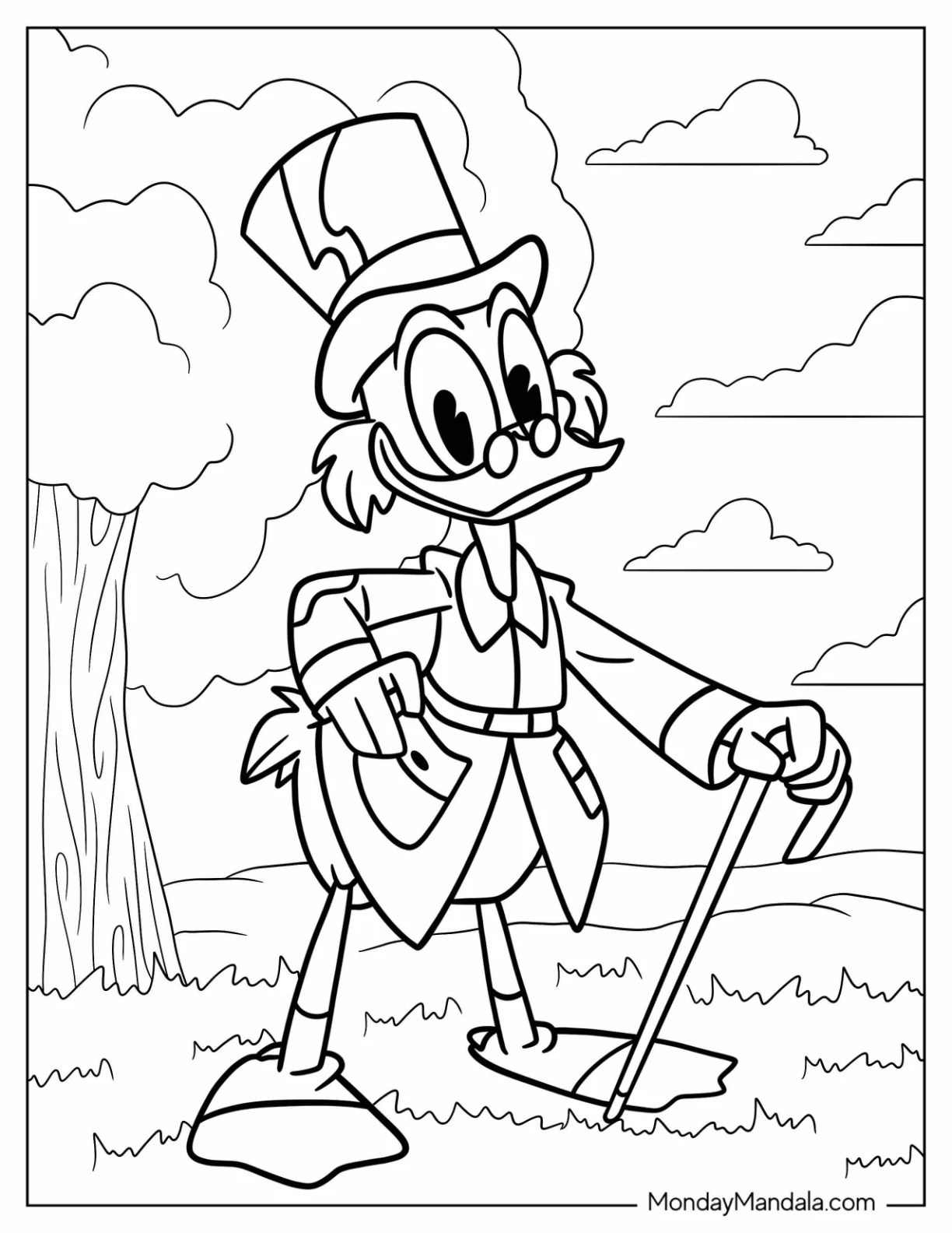 20 DuckTales Coloring Pages (Free PDF Printables)