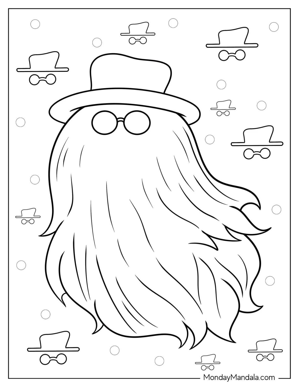 20 Wednesday Coloring Pages (Free PDF Printables)