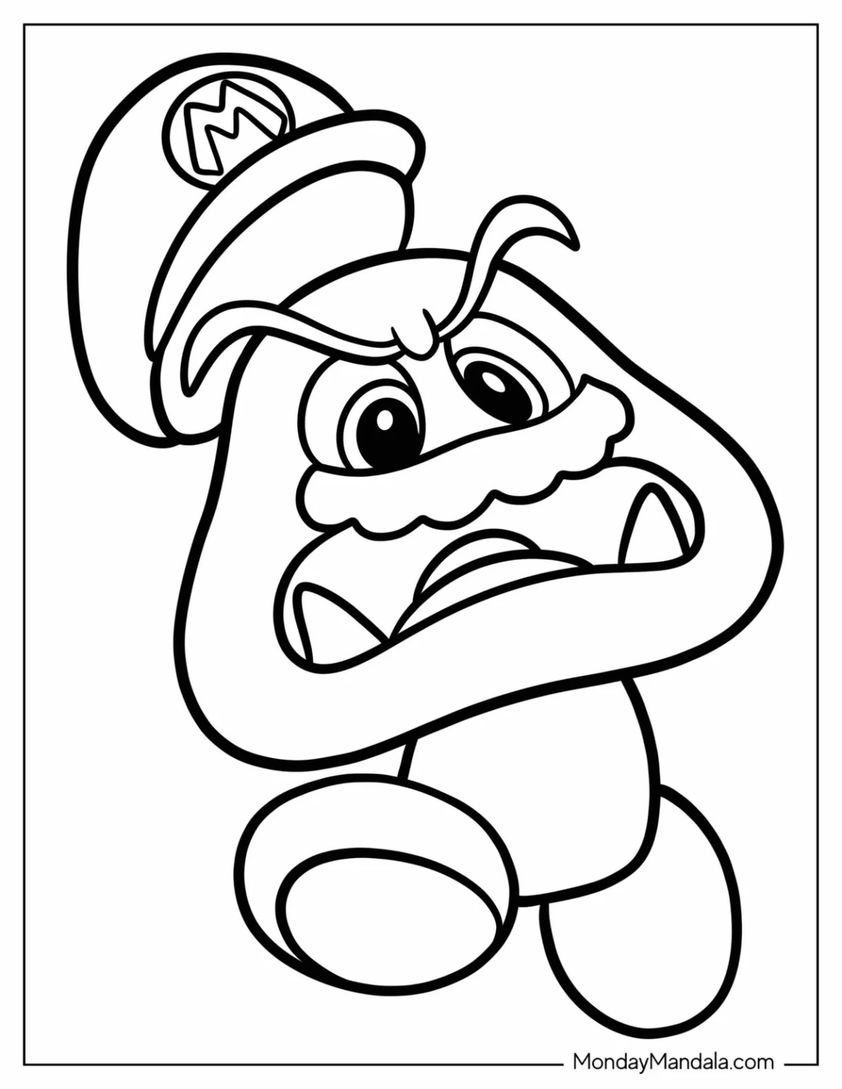 20 Goomba Coloring Pages (Free PDF Printables)
