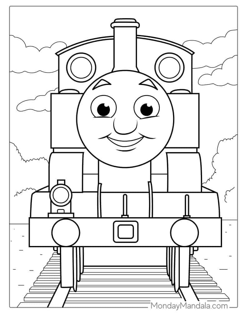 Coloring Pages Of Thomas The Tank Engine