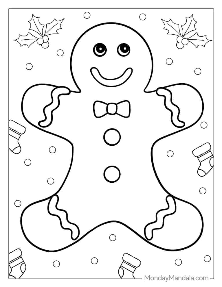 Free Christmas Coloring Pages Printable For Kids