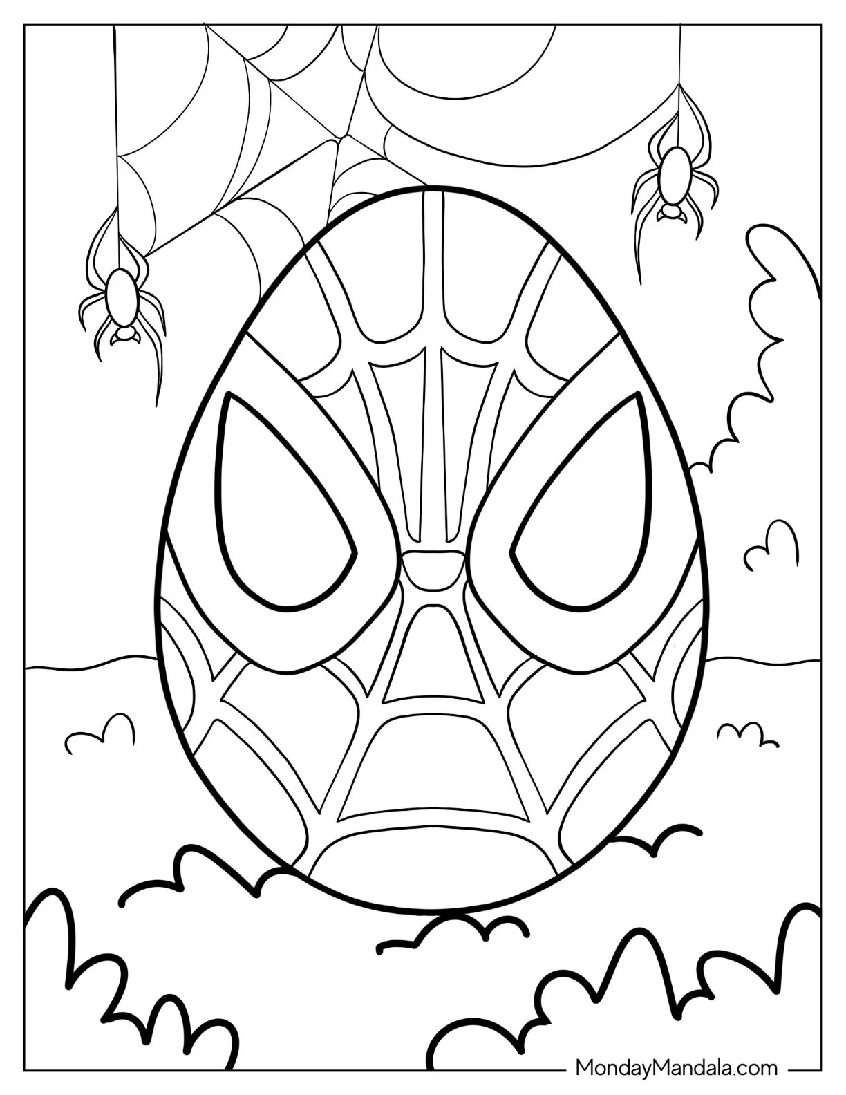 26 Easter Egg Coloring Pages (Free PDF Printables)