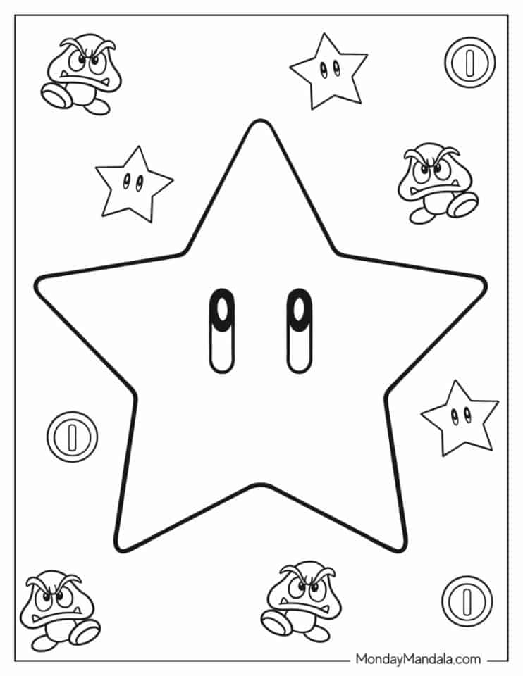 34 Mario Kart Coloring Pages (Free PDF Printables)