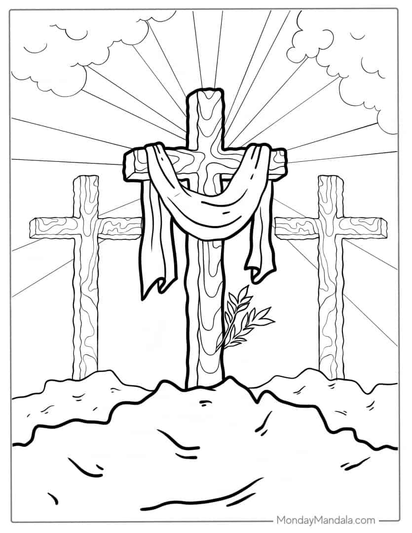 20 Cross Coloring Pages (Free PDF Printables)