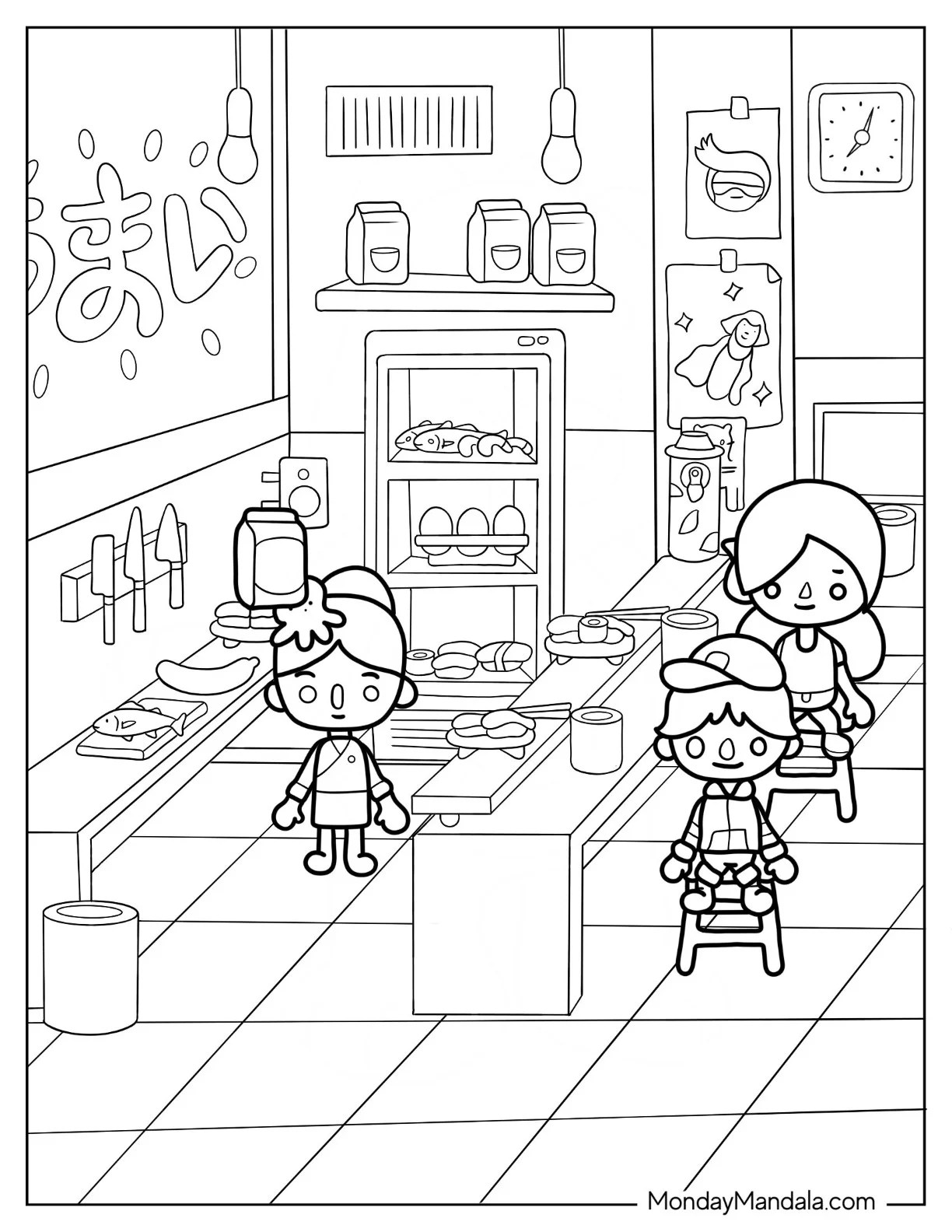 24 Toca Boca Coloring Pages (Free PDF Printables)
