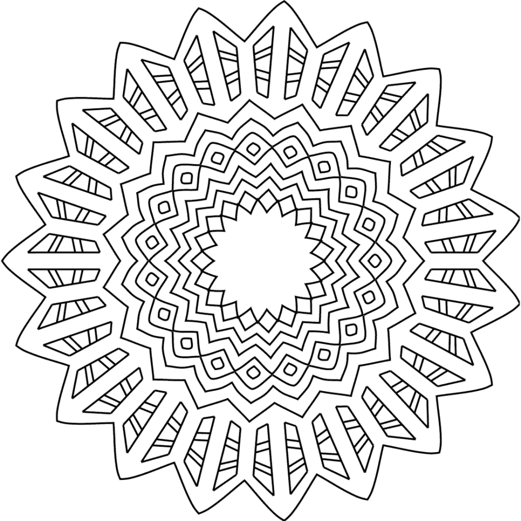 Summertime Madness Coloring Pages Monday Mandala