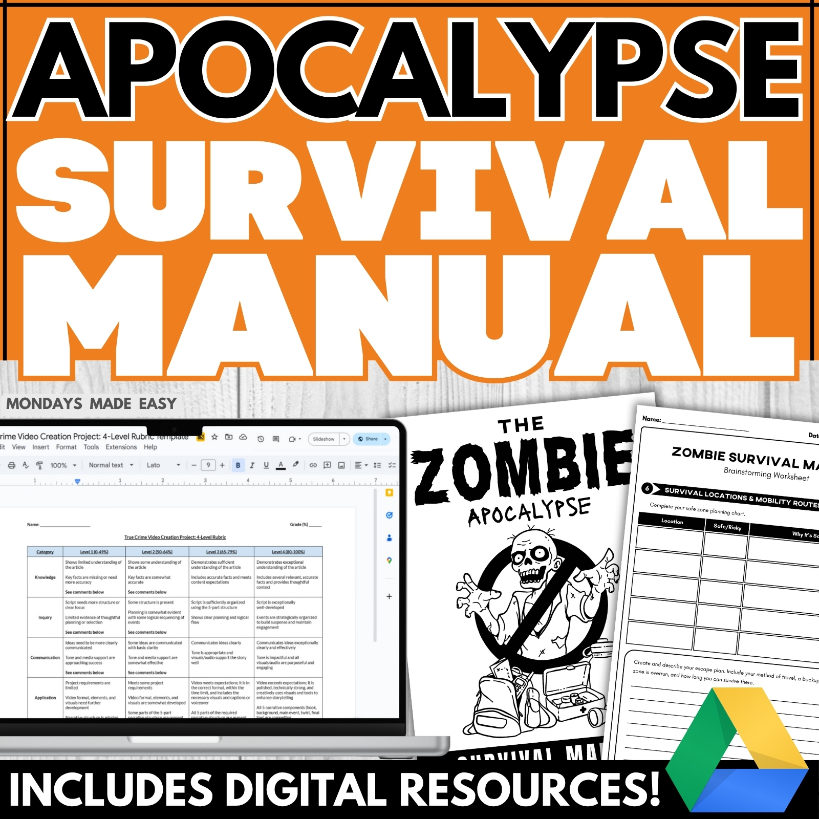 Zombie Apocalypse Survival Manual Writing Project