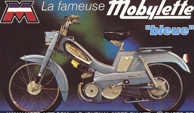 Ma mobylette bleue «