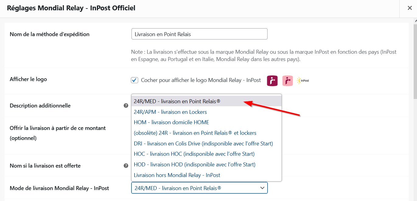 Plugin officiel Mondial Relay pour WordPress et