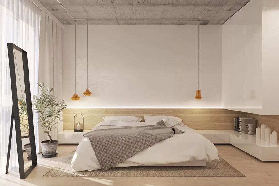 Camere da Letto Minimal 30 Idee di Arredamento Essenziale MondoDesign.it