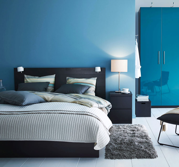 Camere da Letto Blu Tante Idee di Arredo con Diverse Sfumature
