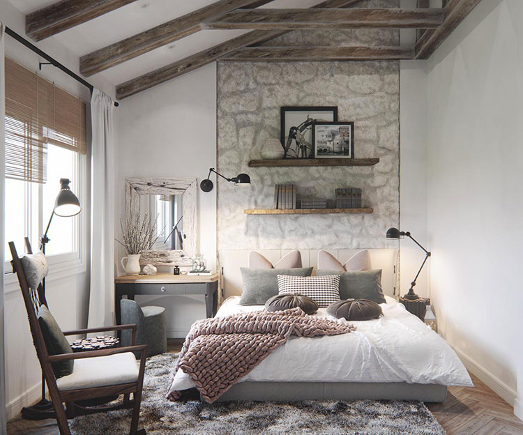 Camere da Letto Rustiche Ecco 30 Idee di Arredamento Originali