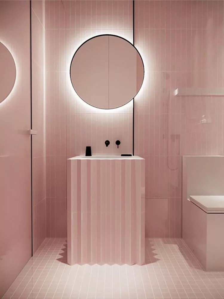 Bagno Rosa 31 Idee per Arredi, Piastrelle, Rivestimenti e Abbinamenti