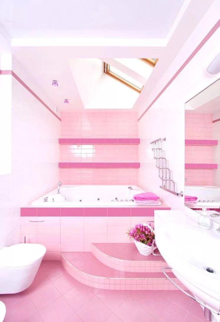 Bagno Rosa 31 Idee per Arredi, Piastrelle, Rivestimenti e Abbinamenti