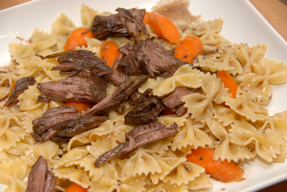 FLANK STEAK STEW WITH VEGETABLES AND PASTA ON AUGUST 4 — Mondo Dinner