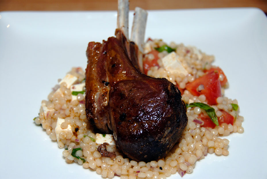 NEW ZEALAND RACK OF LAMB WITH ISRAELI COUSCOUS ON JANUARY 12 — Mondo Dinner