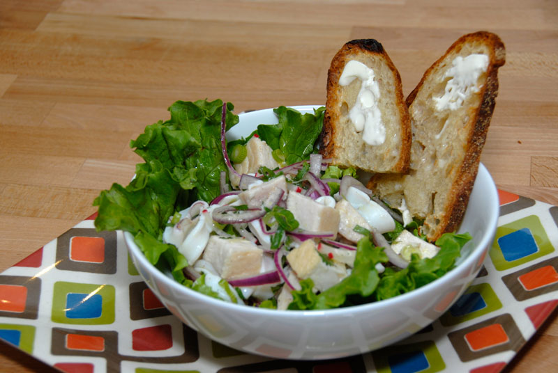 SWORD FISH AND CALAMARI CEVICHE ON APRIL 4 — Mondo Dinner