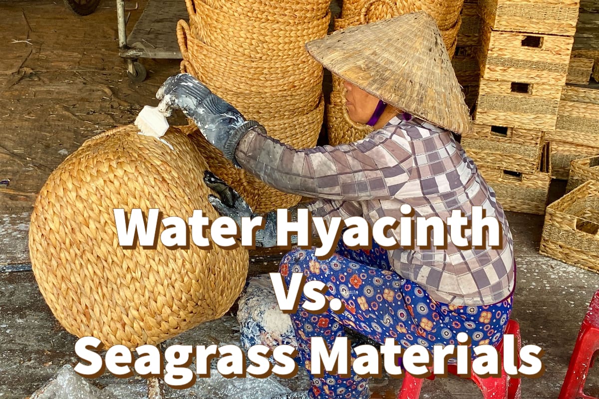 Water Hyacinth Vs. Seagrass Materials Mondoro