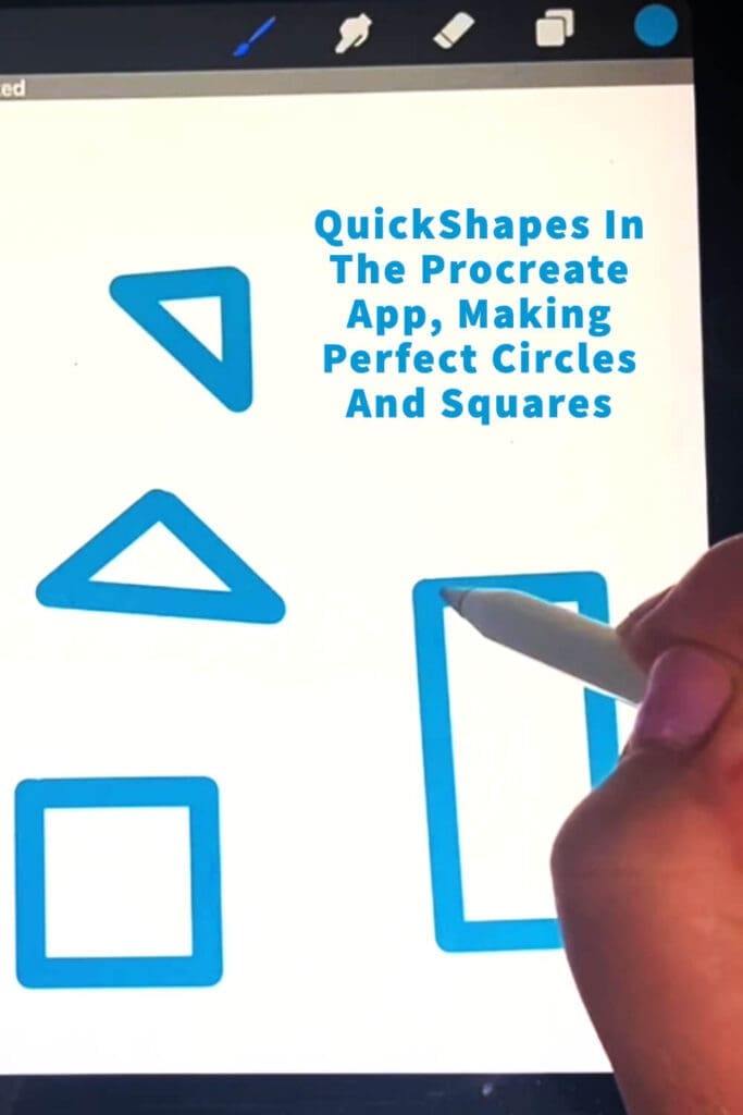 QuickShapes In The Procreate App, Making Perfect Circles And Squares