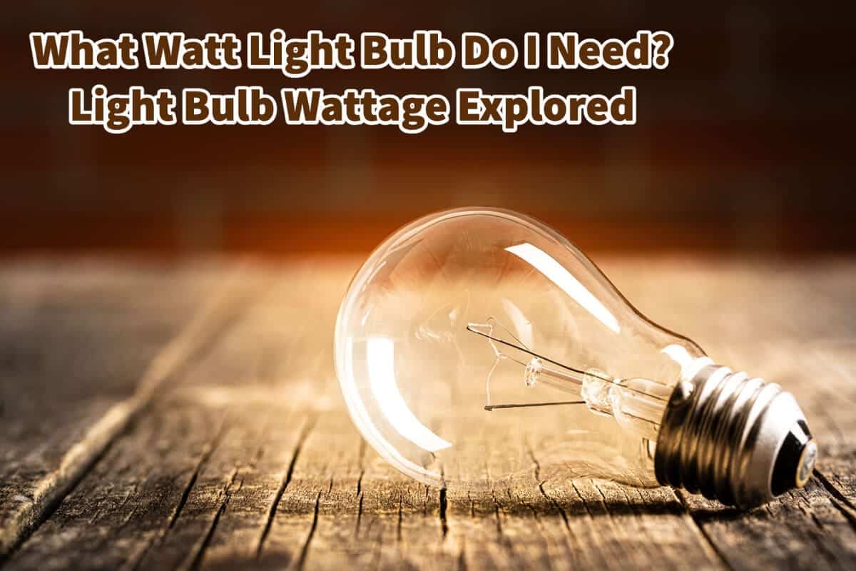 What Watt Light Bulb Do I Need? Light Bulb Wattage Explored Mondoro