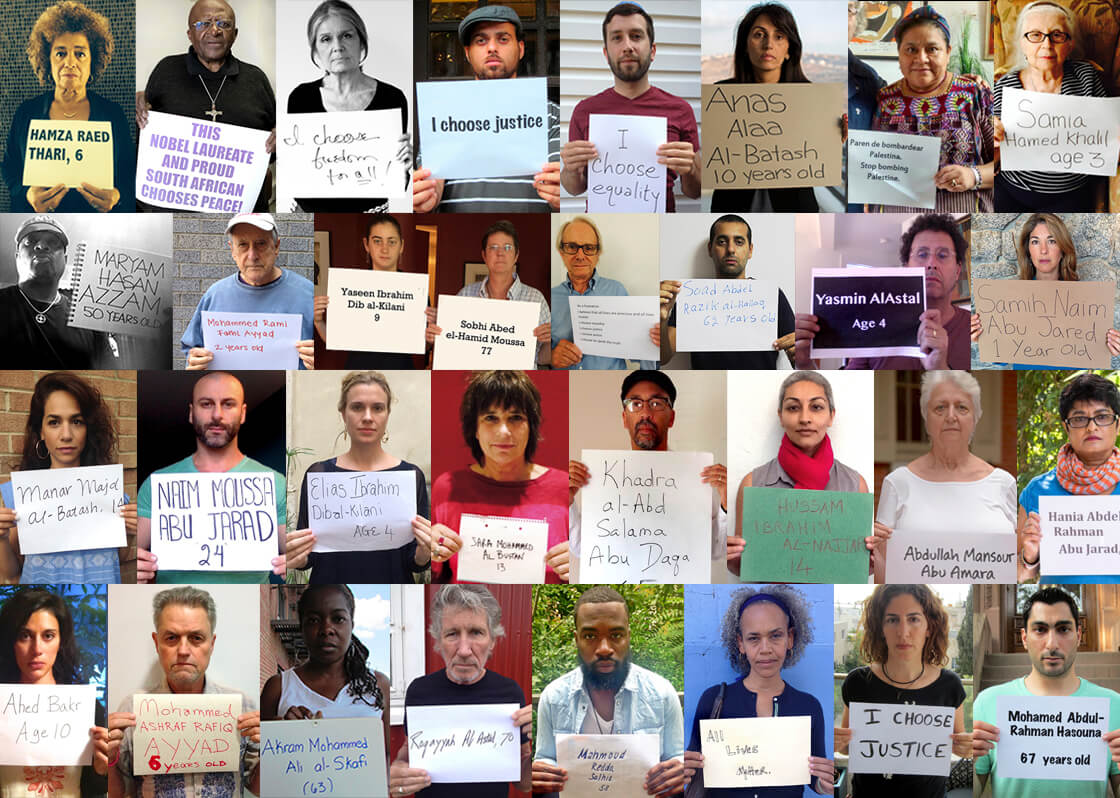 Video Celebrities, artists and activists call for Palestinian freedom