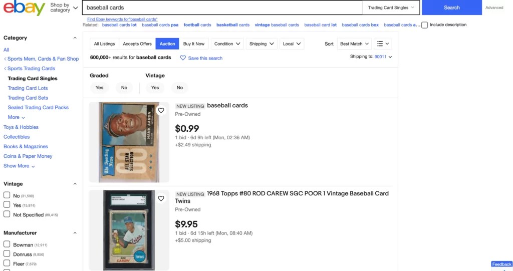 Where To Sell Baseball Cards in 2024 [27 Best Places]