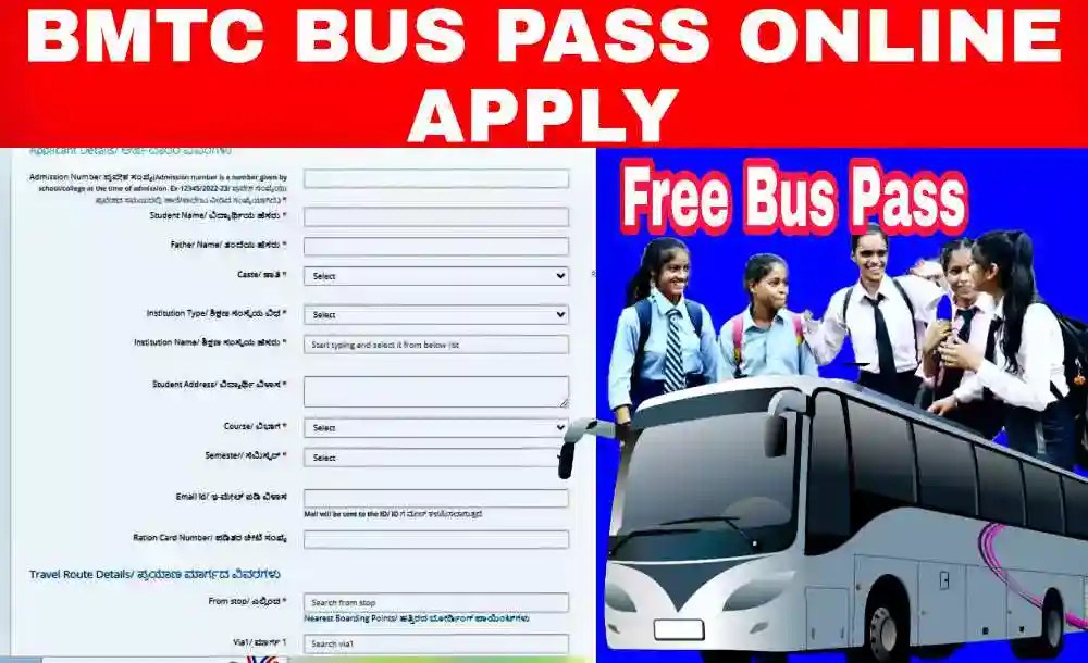 BMTC Student Bus Pass Online Application 202324 (Form PDF)