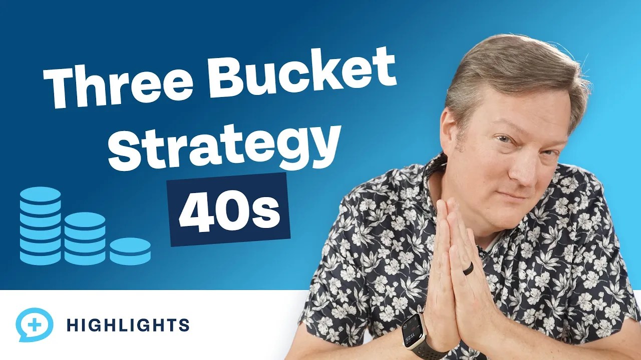 Build Wealth With the 3 Bucket Strategy In Your 40s! (2023 Edition