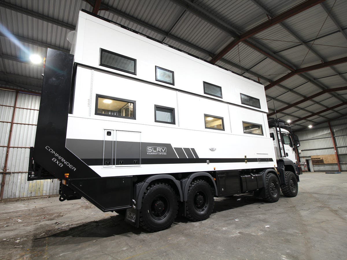 A Closer Look at The 900k SLRV Commander 8x8 Camper