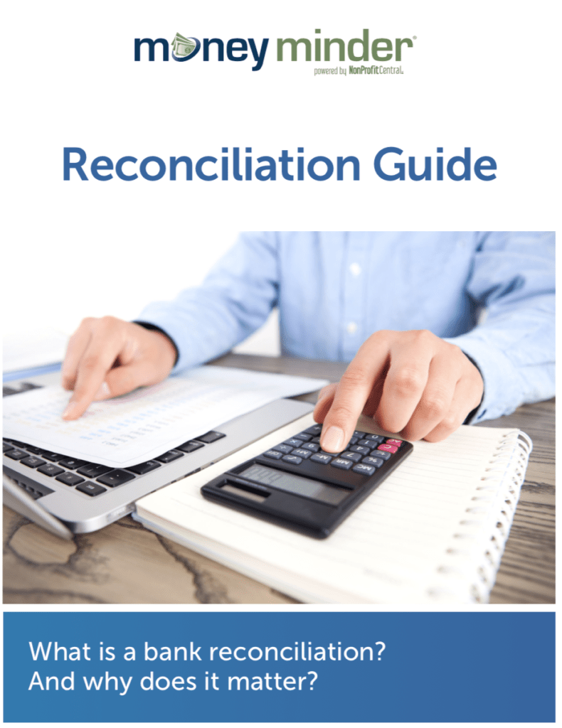Nonprofit Bank Reconciliation Free Guide MoneyMinder