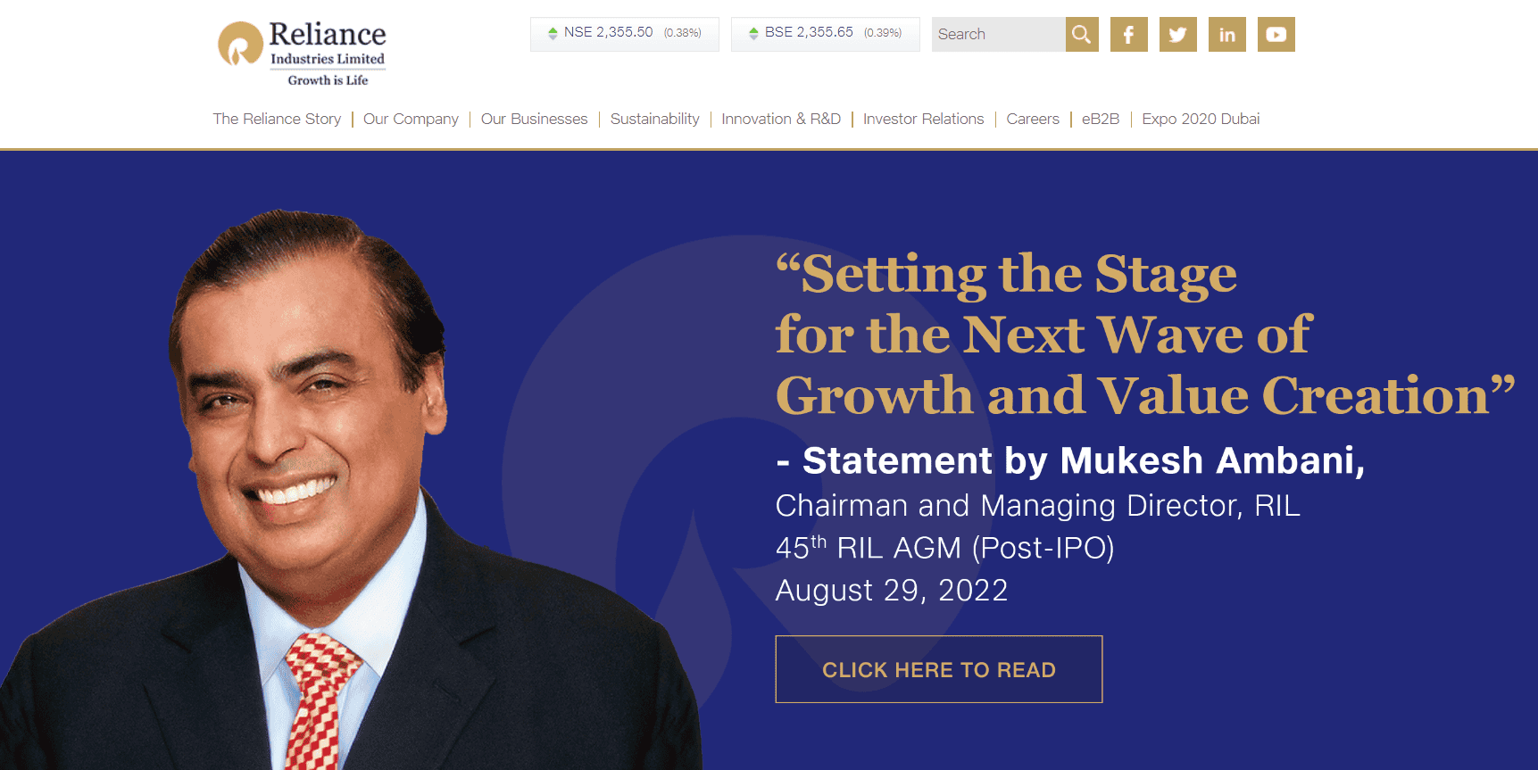 Reliance Net Worth, Share Price, Valuation