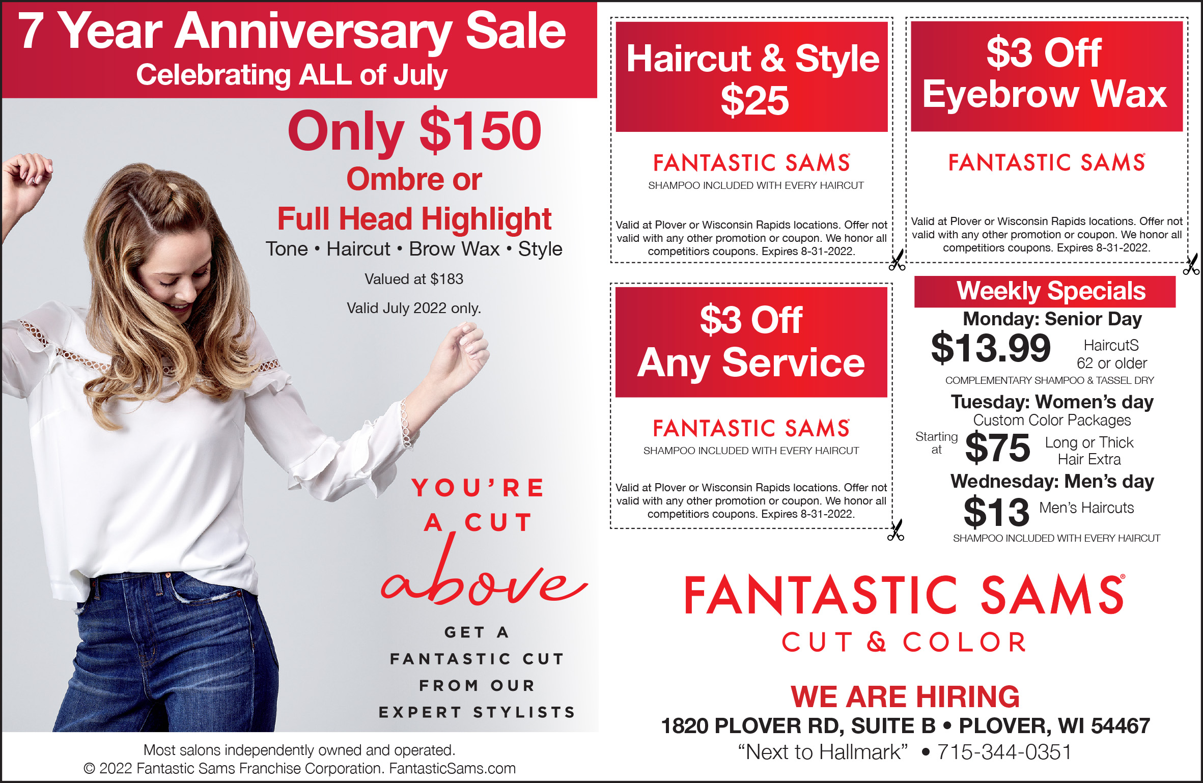 Fantastic Sams - Money Saver