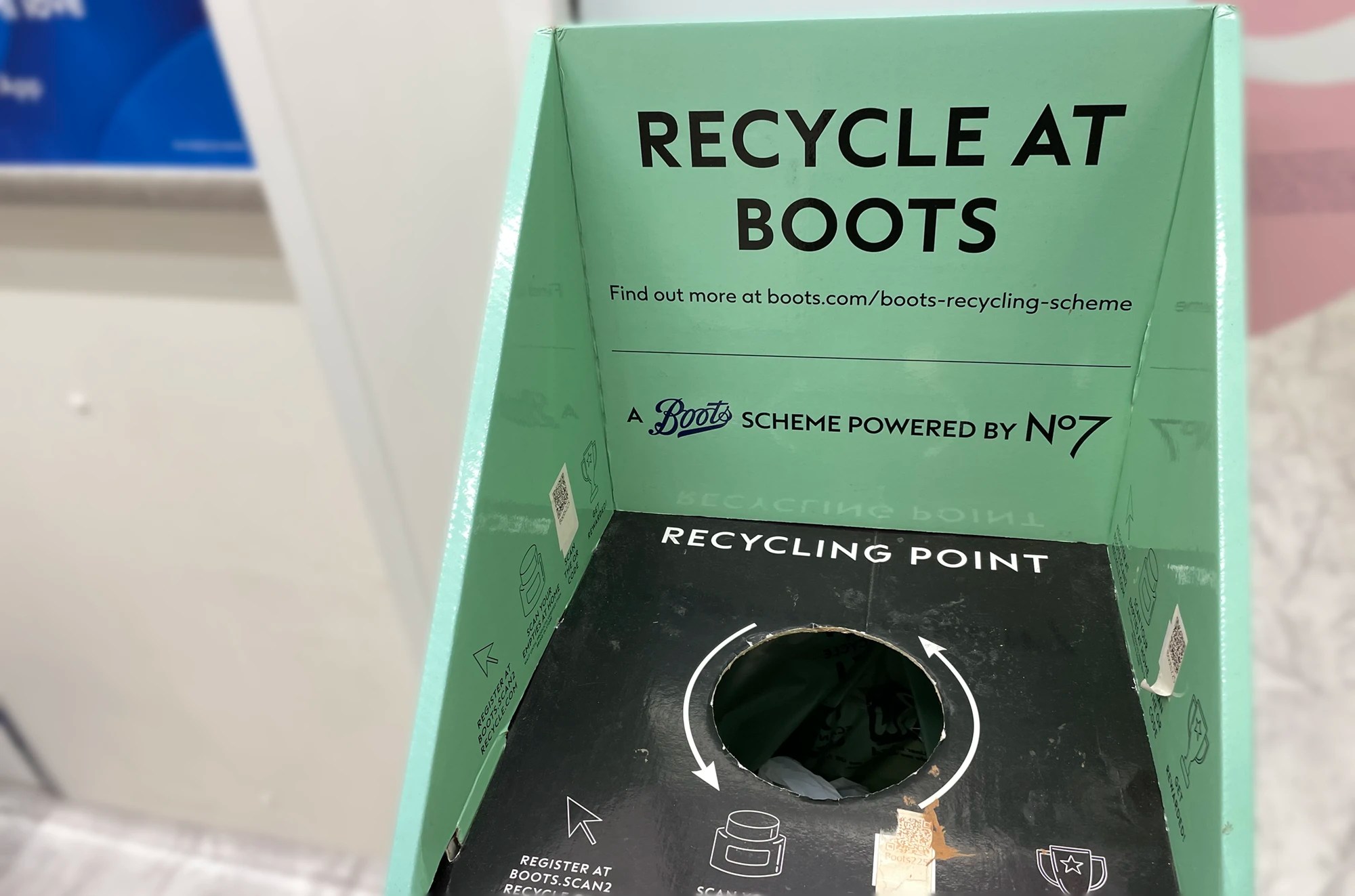 Boots recycle scheme Scan 2 recycle and get £5 for free