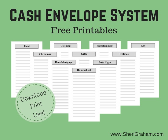 Free printable Cash Envelope System | Money Saving Mom®