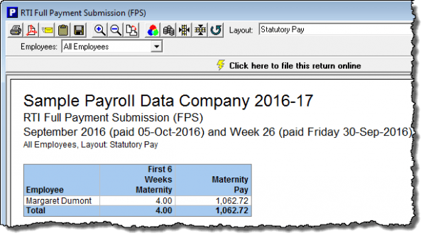 Statutory Maternity Pay (SMP) Moneysoft