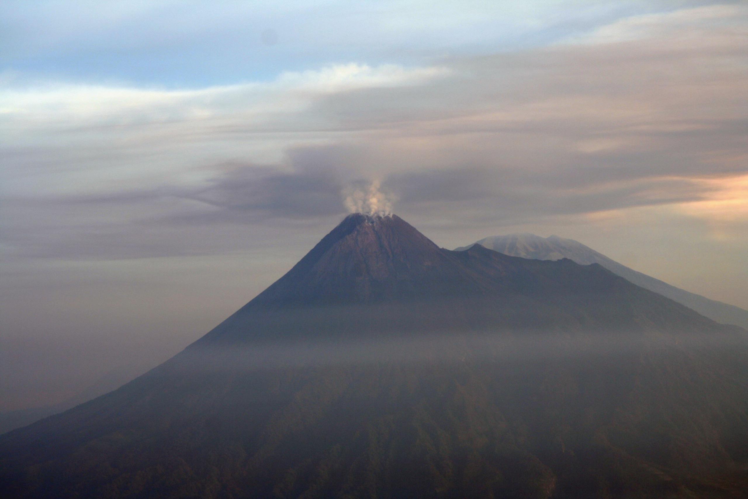 Mt. Semeru, the tallest volcano on Java, erupting (Java)