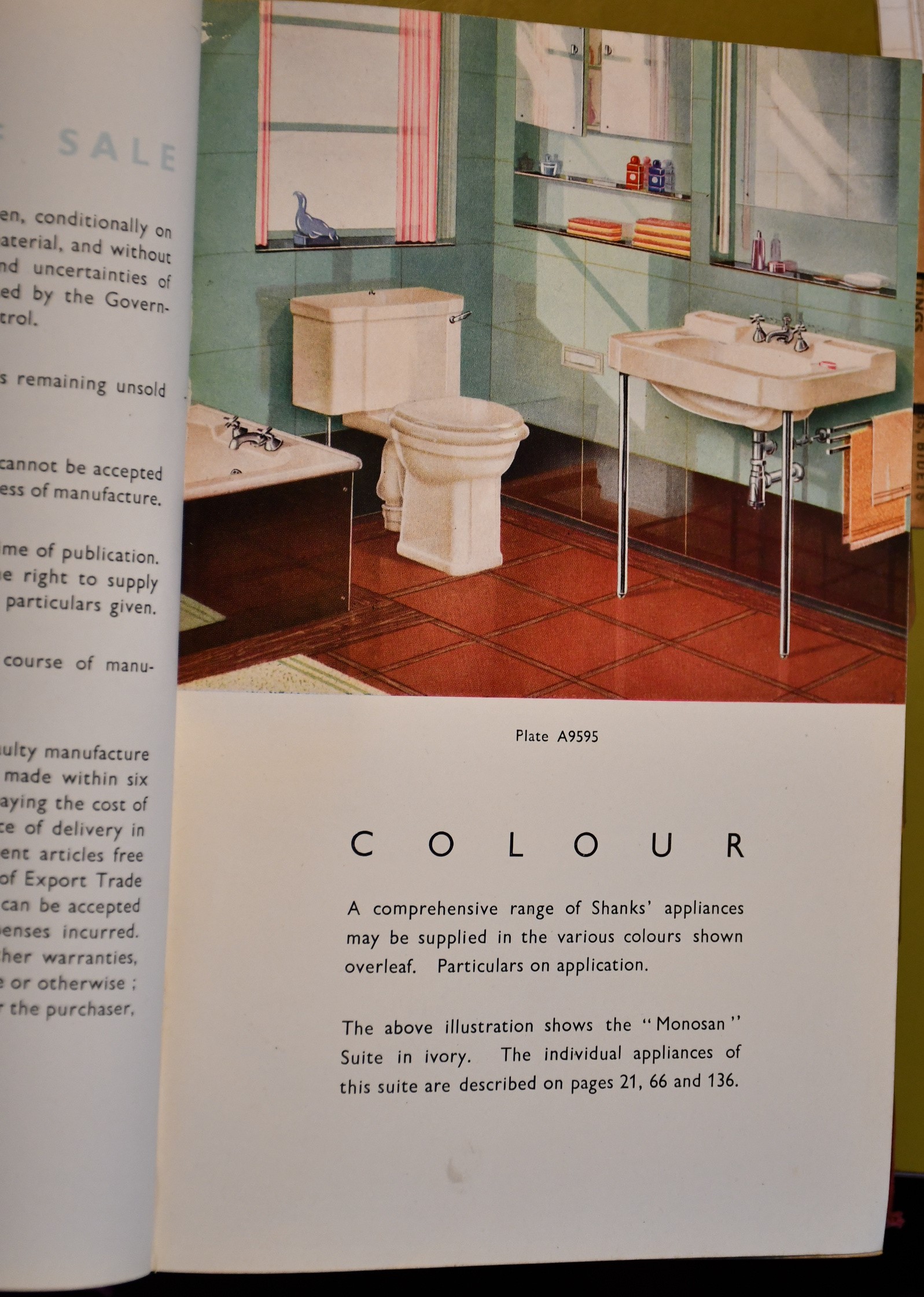 Coloured Bathroom Suite Mongers