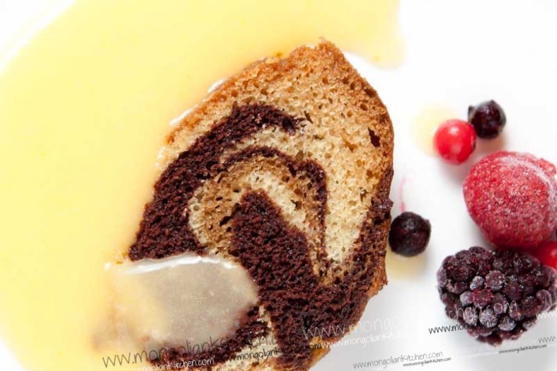 Vegan Marble Tea Cake Recipe