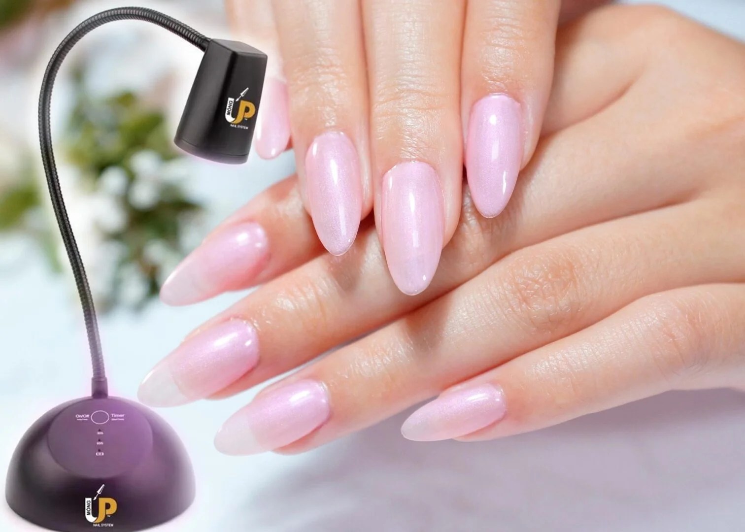 MU HandFree LED Flash Cure Lamp Mong Up Soft Gel Extension System