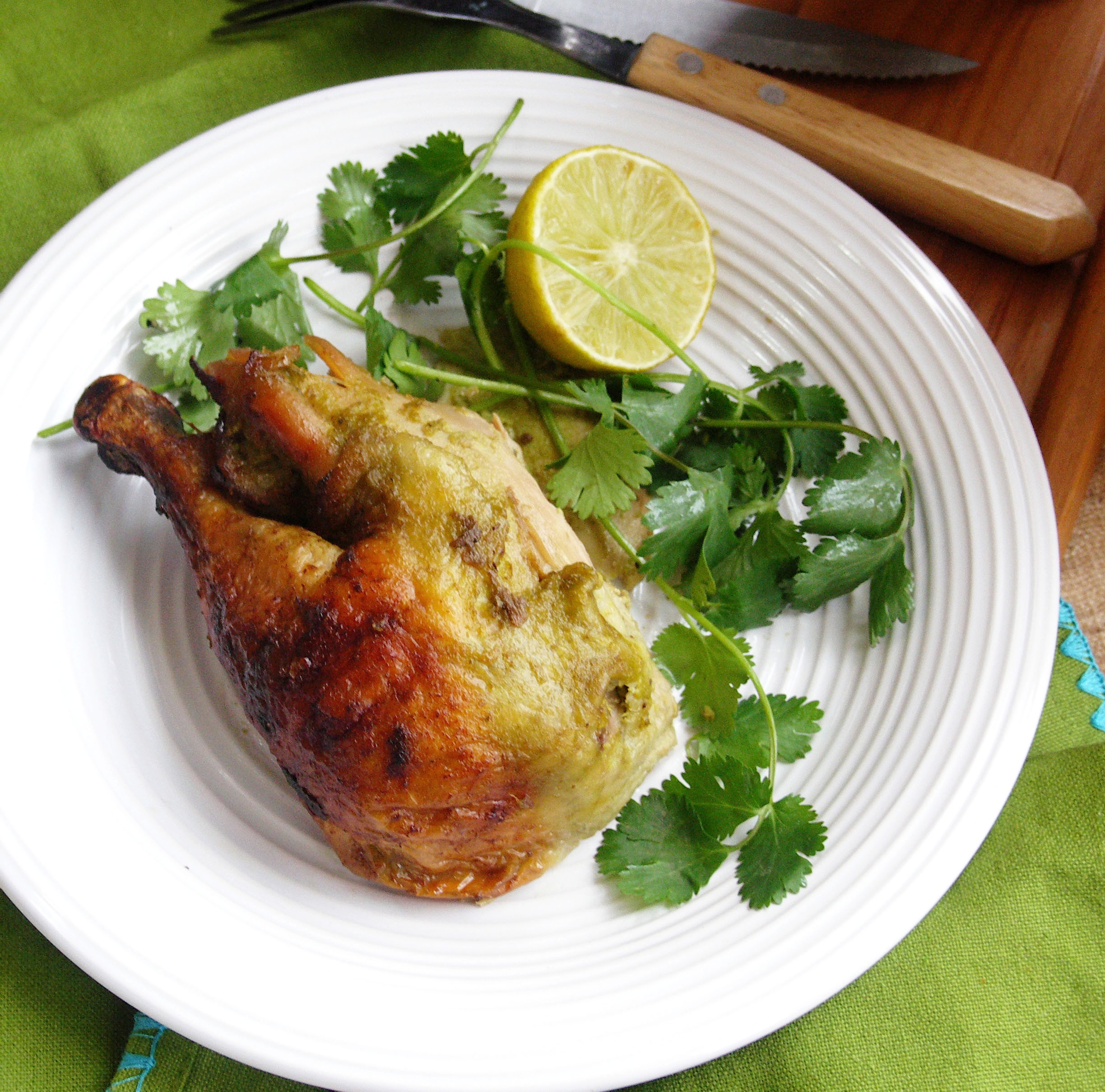 Cilantro Chicken Recipe on Life of Spice