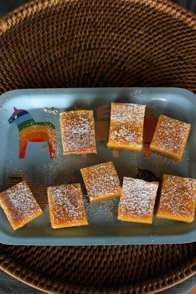 Papaya Bars {Gluten Free & Honey Sweetened.} Monica Swanson