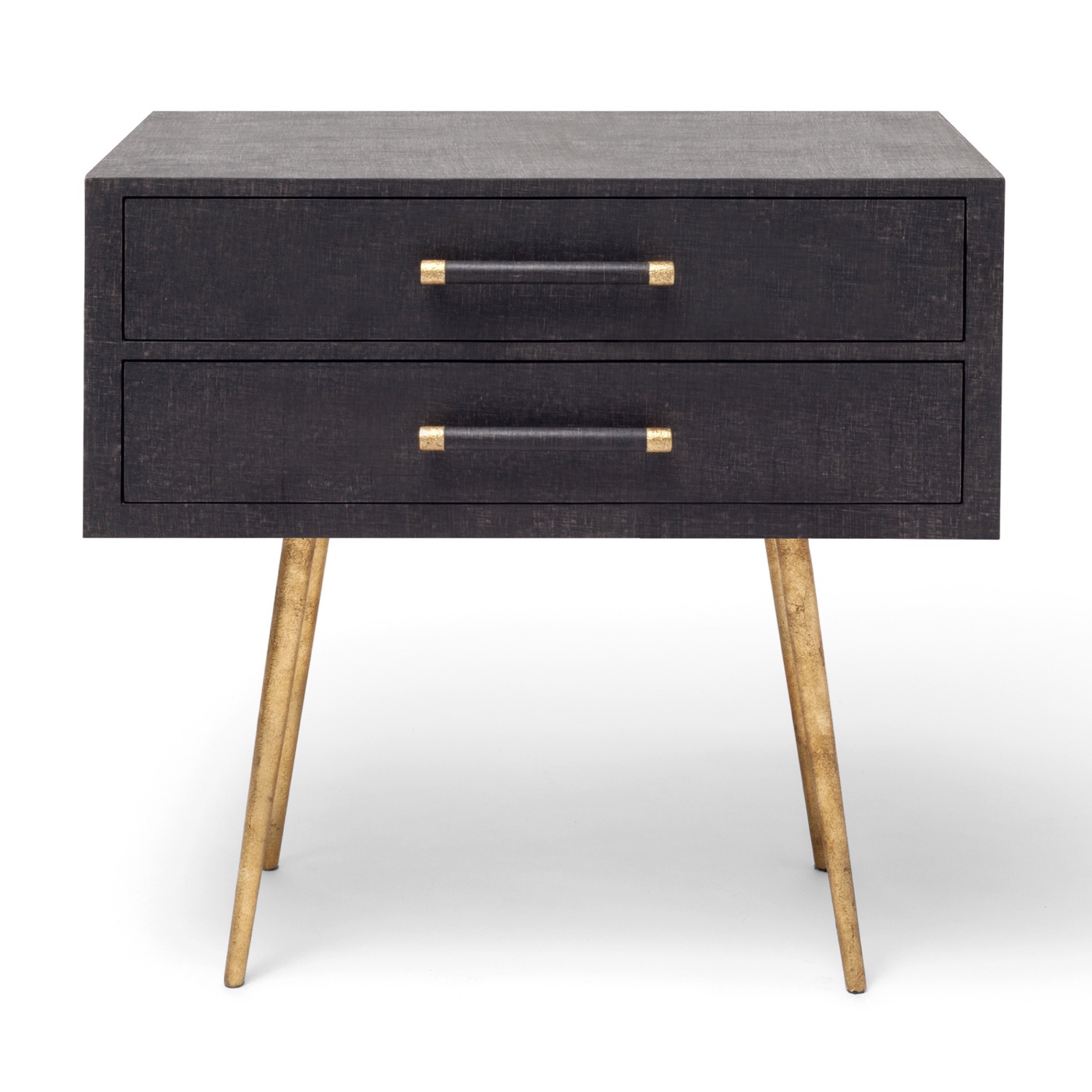 Elkie Wide Side Table Dark Brown