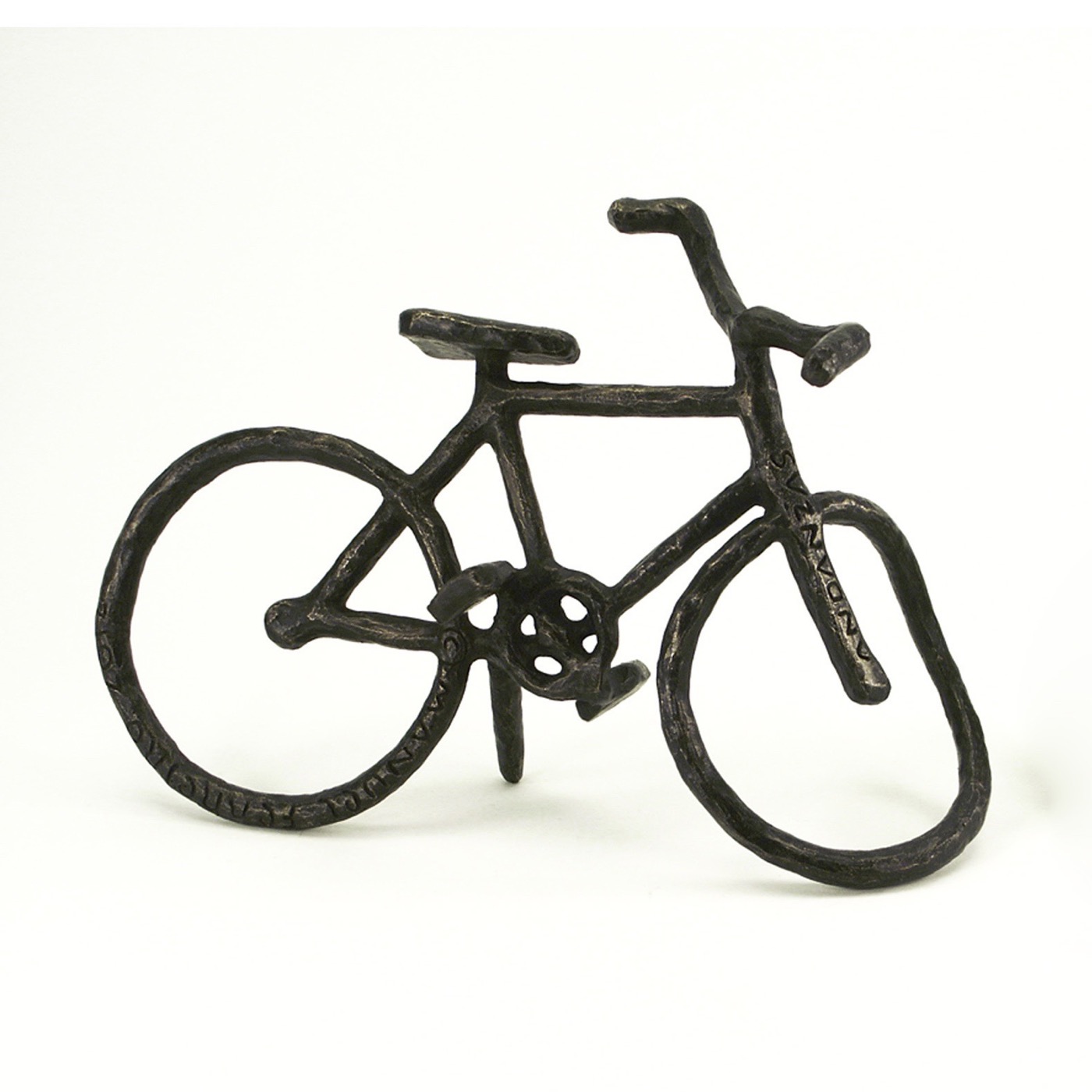 Bicycle Bronze Sculpture