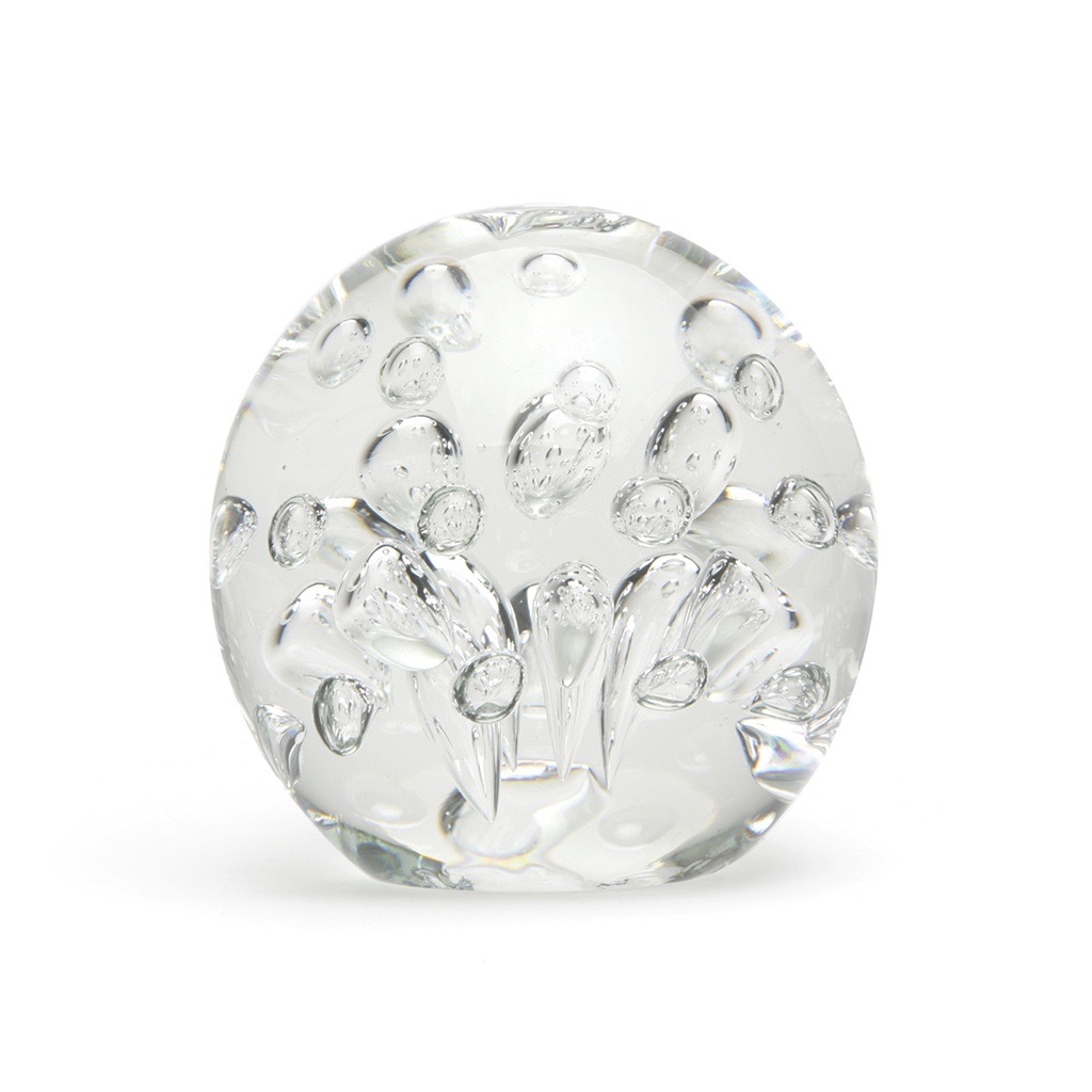 Galaxy Glass Paperweight Clear