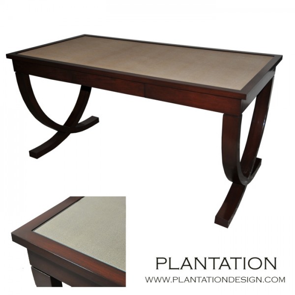 Lancaster Desk, Inlaid Top